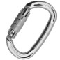Mosquetão Ovalone Alu Twist Lock – Prateado – Kong