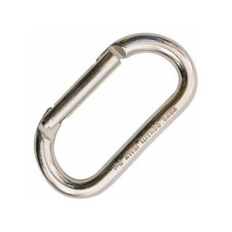 Mosquetão Oval Steel Straight Gate – Kong