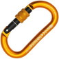 Mosquetão Oval Alu Classic Screw Sleeve – Laranja – Kong