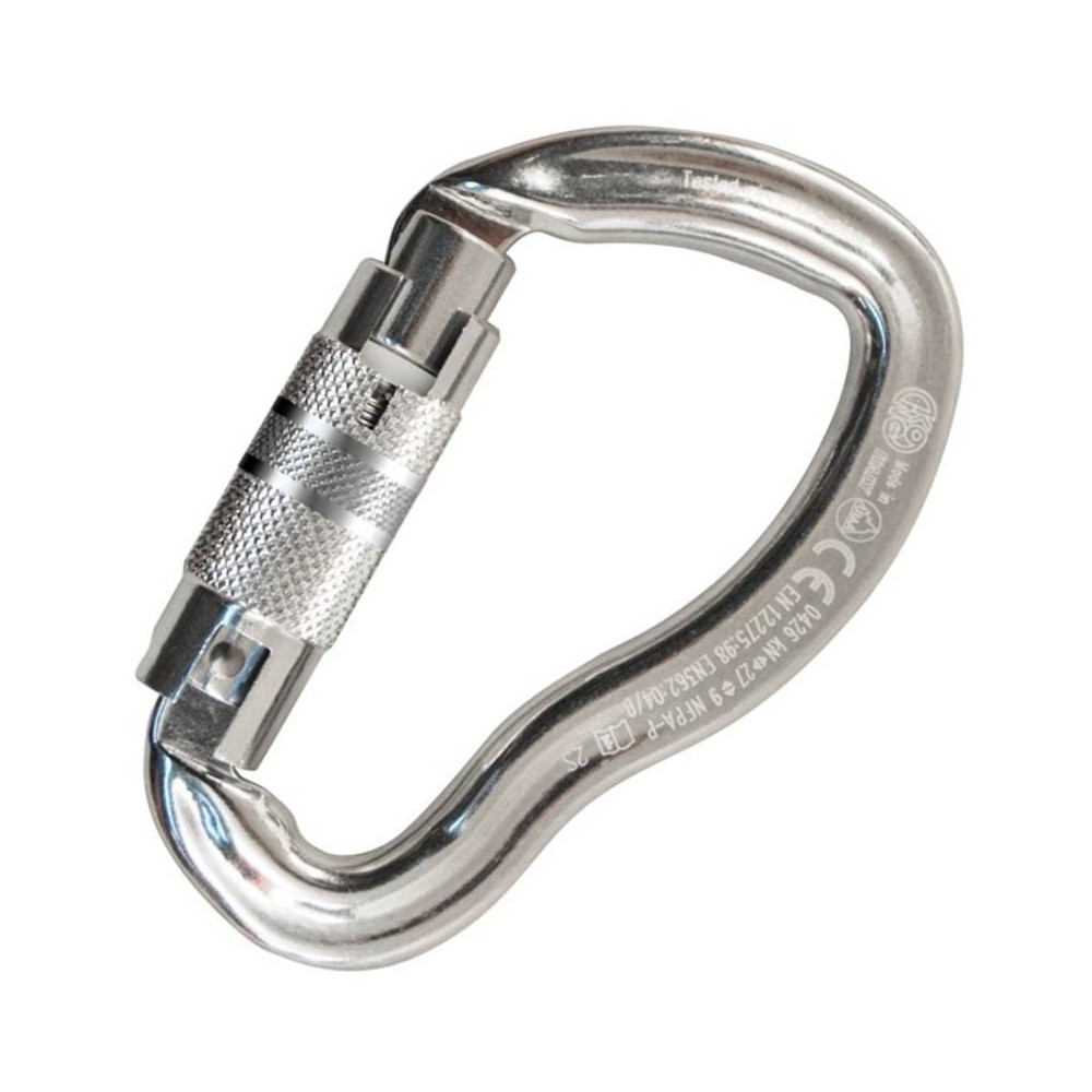Mosquetão Ergo Twist Lock – Prateado – Kong