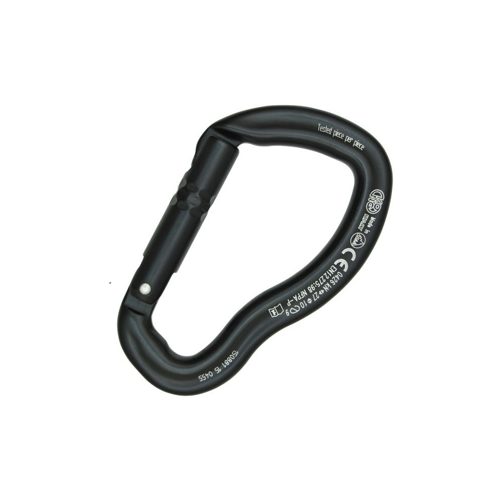 Mosquetão Ergo Straight Gate – Preto – Kong