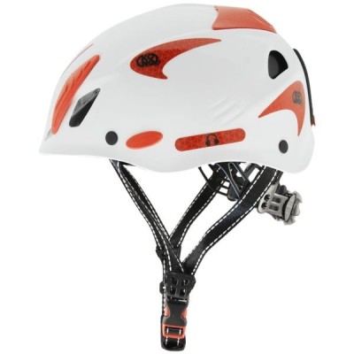 Capacete Mouse Work KONG Branco refletor vermelho