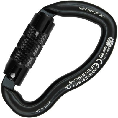 Mosquetão Ergo Twist Lock preto KONG