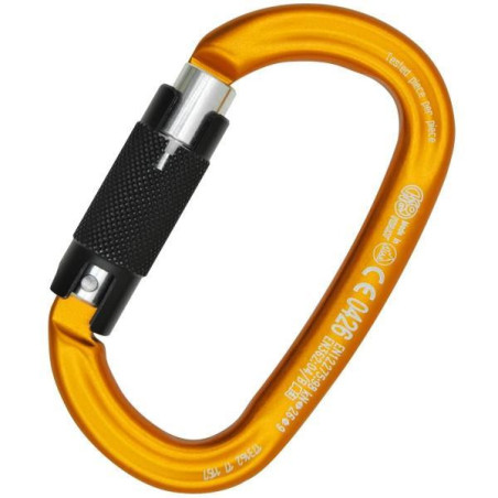 Mosquetão Ovalone Alu Auto Block – Laranja – Kong