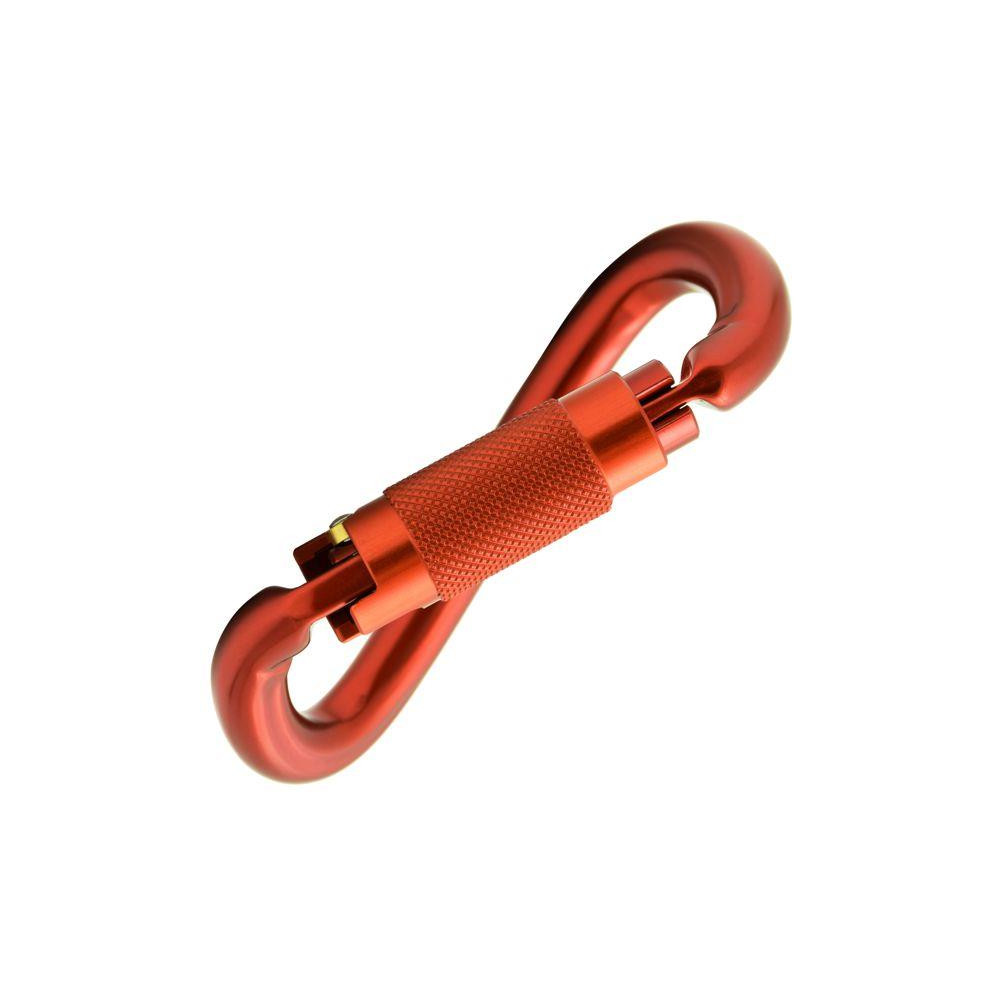 Mosquetão Ovalone DNA Alu Auto Block Vermelho KONG