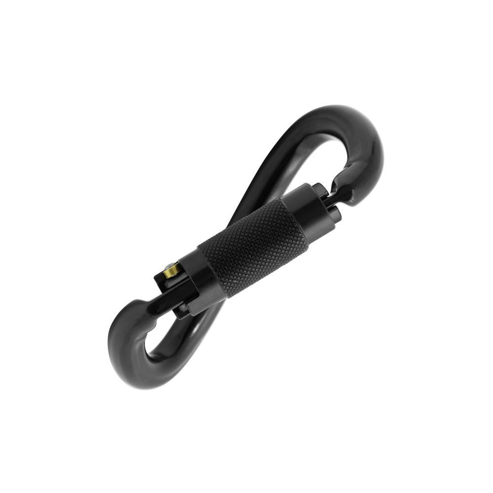 Mosquetão Ovalone DNA Alu Auto Block Preto KONG