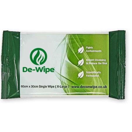 Toalhita Biodegradável XL DE-WIPE - unidade - tamanho 60cm ×30cm