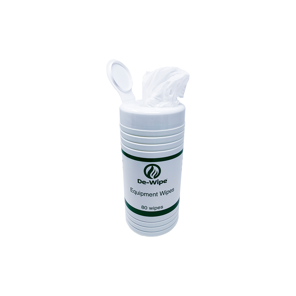 Toalhitas Biodegradáveis  DE-WIPE para equipamentos - pack 80 unidades
