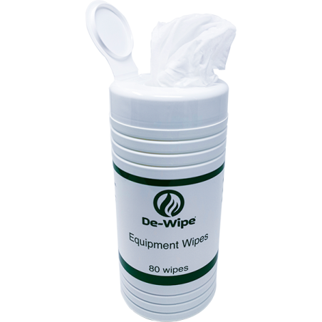Toalhitas Biodegradáveis  DE-WIPE para equipamentos - pack 80 unidades