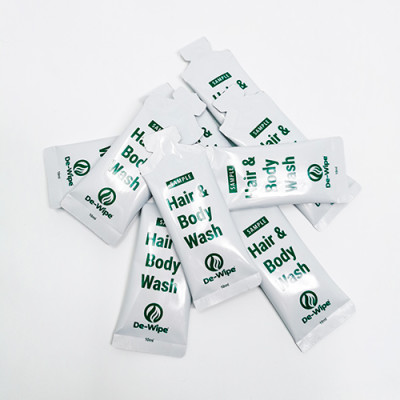 Unidose Champô / Gel banho DE-WIPE - 10ml