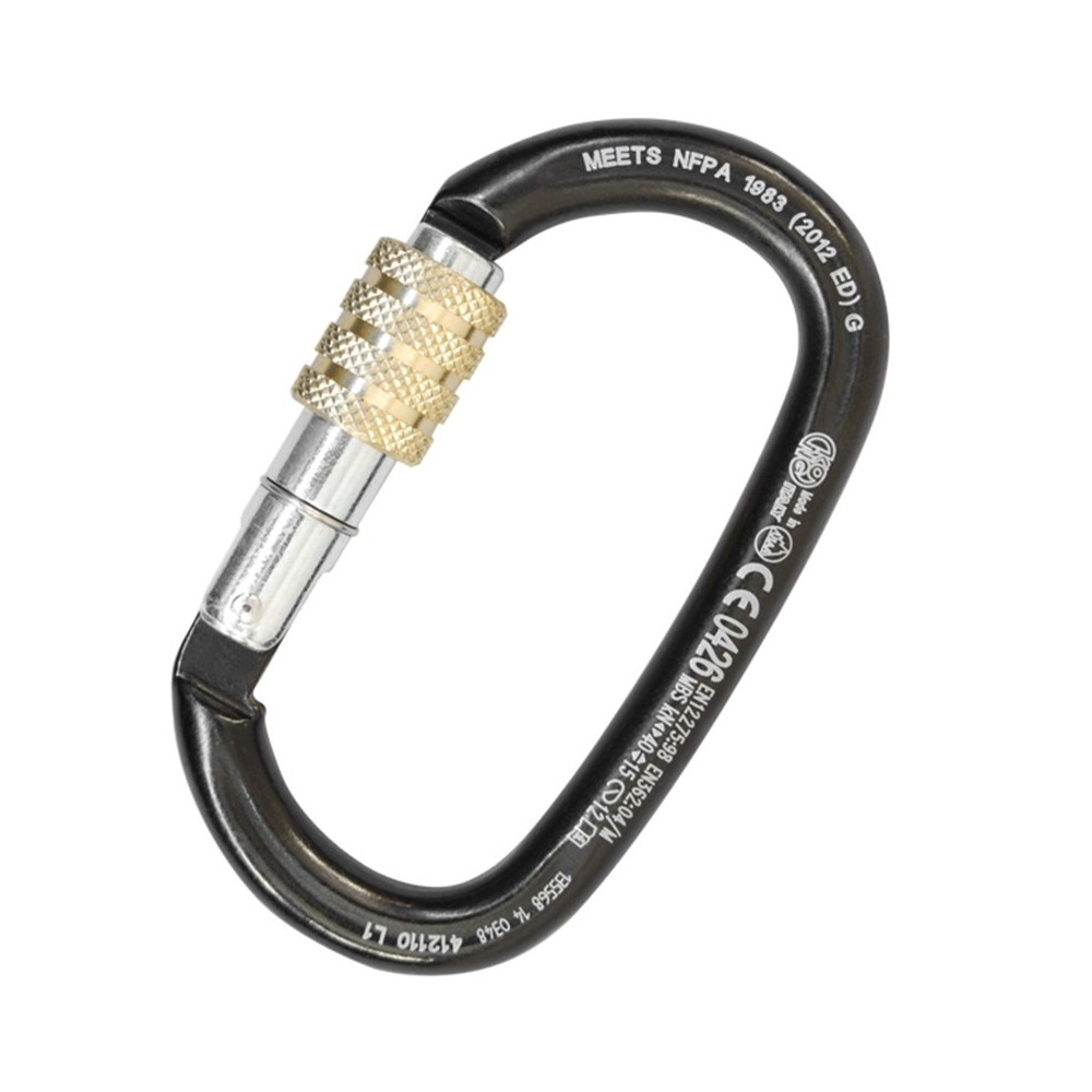 Mosquetão Ovalone Carbon Screw Sleeve – Kong