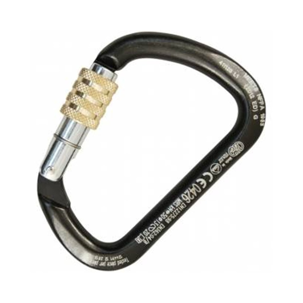 Mosquetão X-Large C Steel Screw Sleeve – Preto – Kong