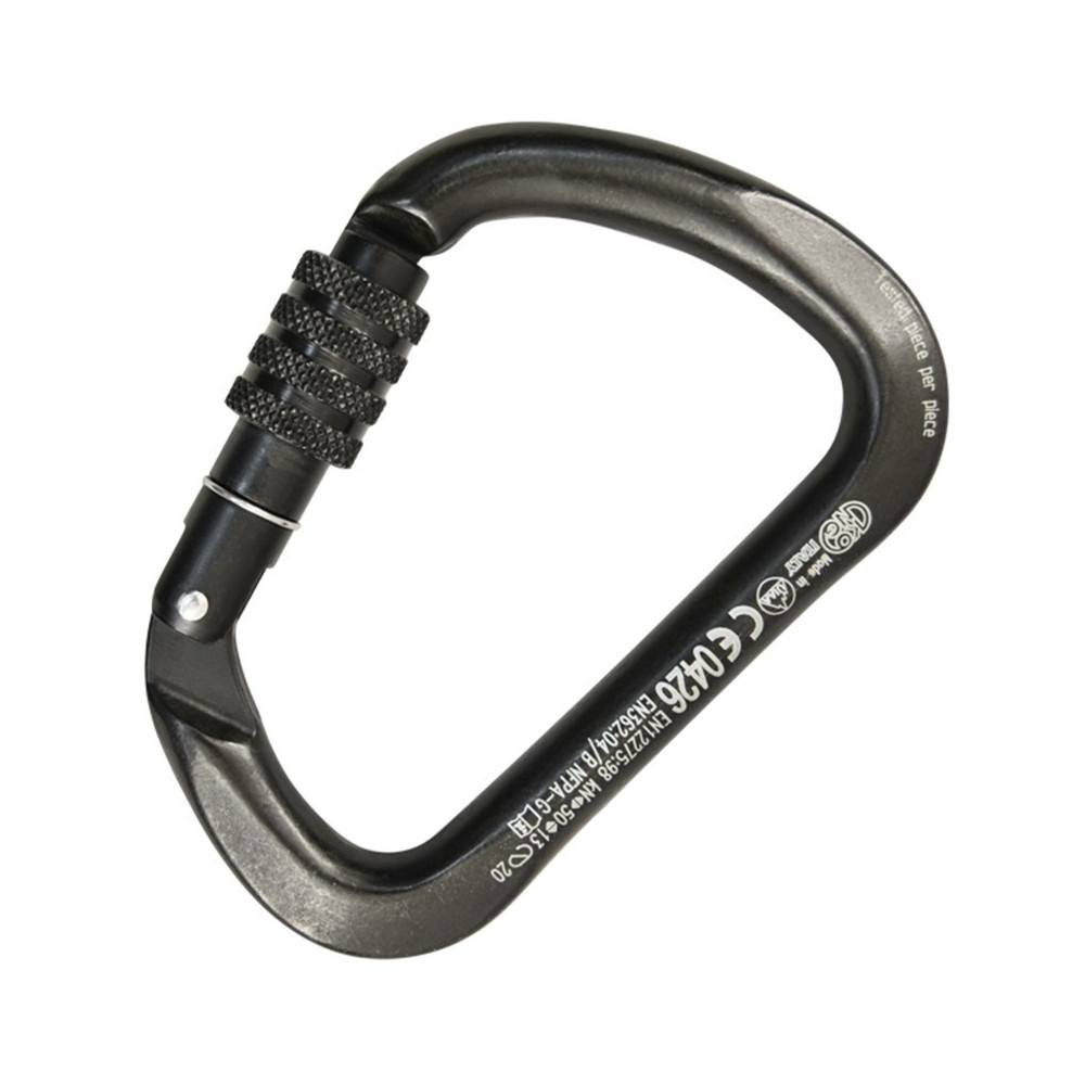 Mosquetão X-Large C Steel Screw Sleeve – Preto – Kong