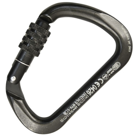 Mosquetão X-Large C Steel Screw Sleeve – Preto – Kong