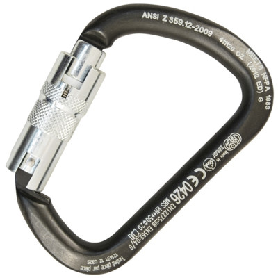 Mosquetão X-Large C Steel Auto Block Ansi – Preto – Kong