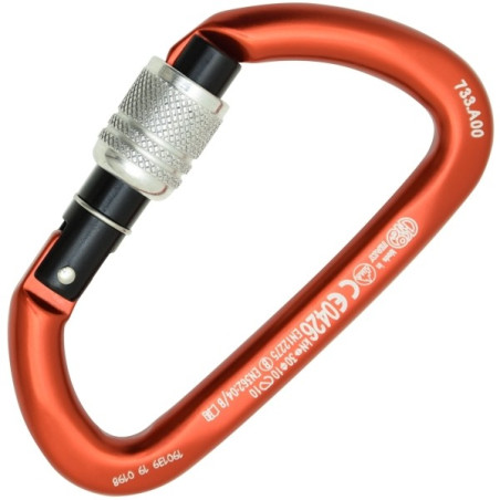 Mosquetão Guide Screw Sleeve – Vermelho – Kong