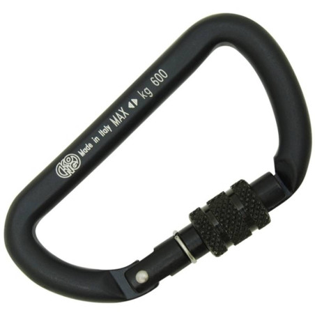 Mosqueão Mini D Screw – Preto – Kong
