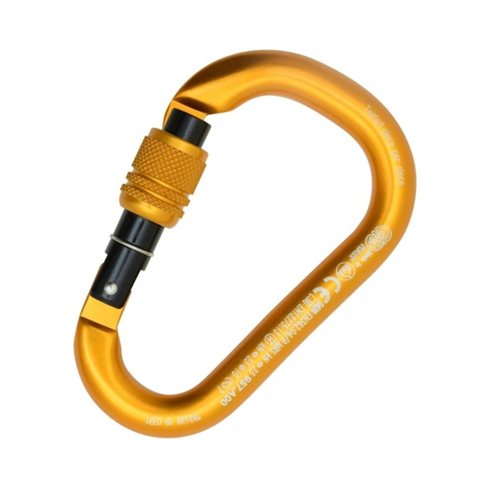 Mosquetão Hms Napik Screw Sleeve – Laranja – Kong