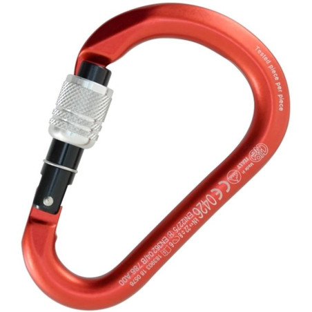 Mosquetão Hms Classic Screw Sleeve – Vermelho – Kong