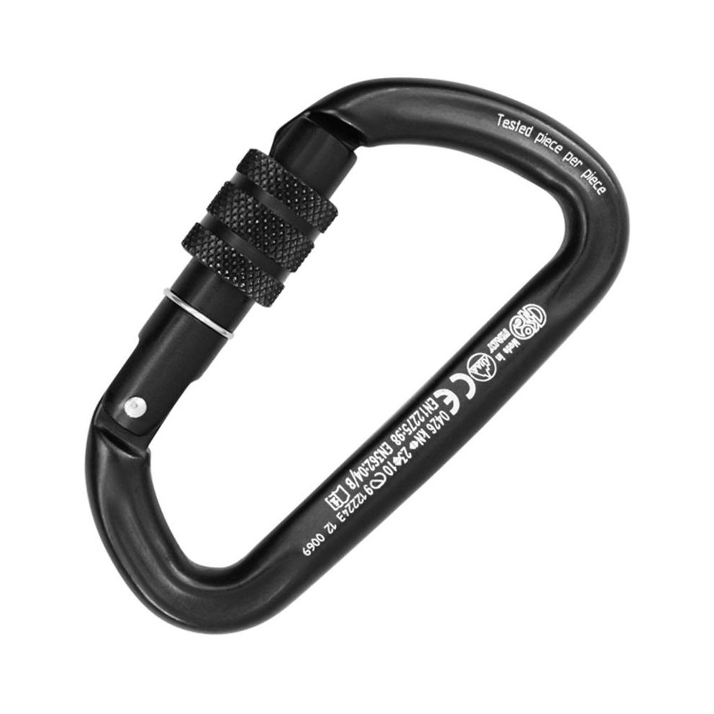 Mosquetão Trapper Screw Sleeve – Preto – Kong